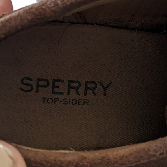 Sperry Stella Keel Leather Suede Wedge Ankle Booties women's 8.5  STS96142 - Picture 5 of 6